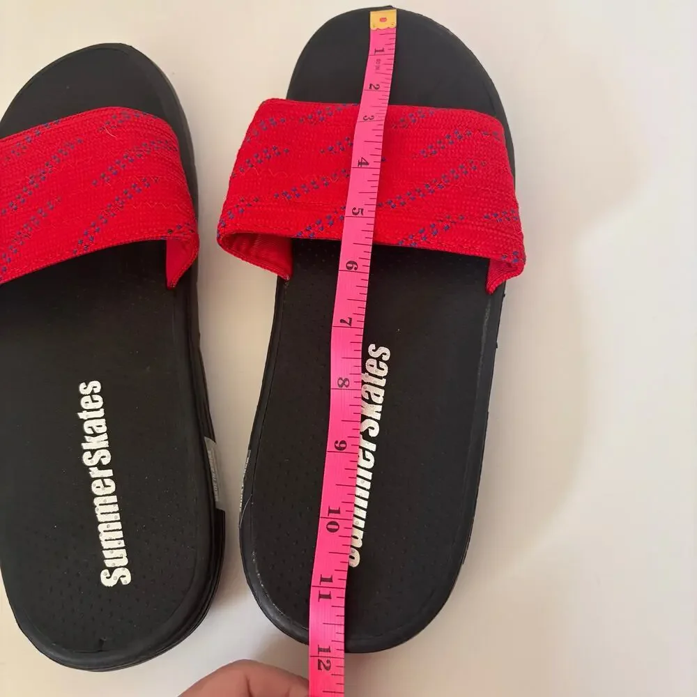 Men's Summer Skates Slides Sandals Size XXL Red NWOT